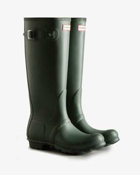 Imagen de Hunter Bota de lluvia Original caña alta Mujer - Verde