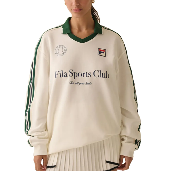 Imagen de FILA Comfort Sports Club Buzo casual unisex - Blanco