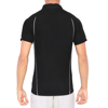 Imagen de FILA Match Polo de tenis para hombre - Negro/Blanco
